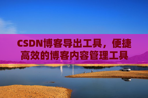 CSDN博客导出工具，便捷高效的博客内容管理工具